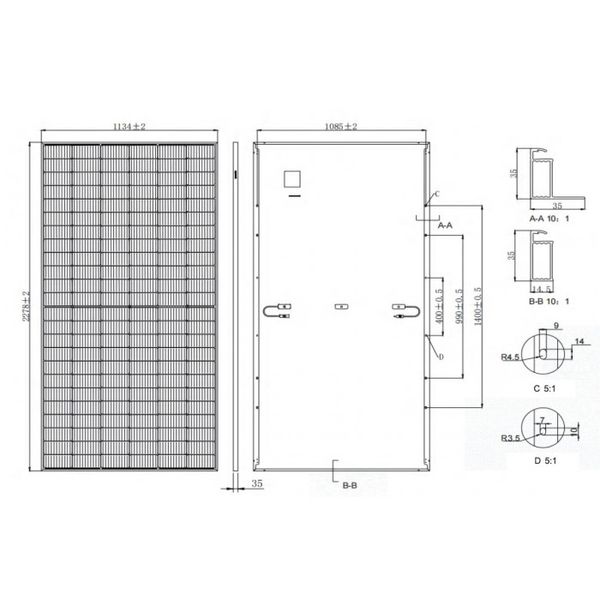 Сонячна панель Tongwei Solar TWMND-72HS585W Topcon N-type 585Вт 105932 фото